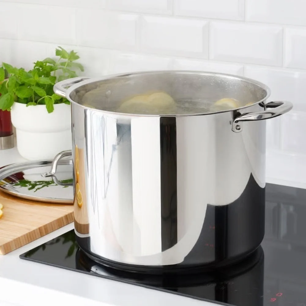 IKEA 365+ Stainless Steel Stock Pot 16 Qt Large Soup, Pasta, Seafood Boil Pot